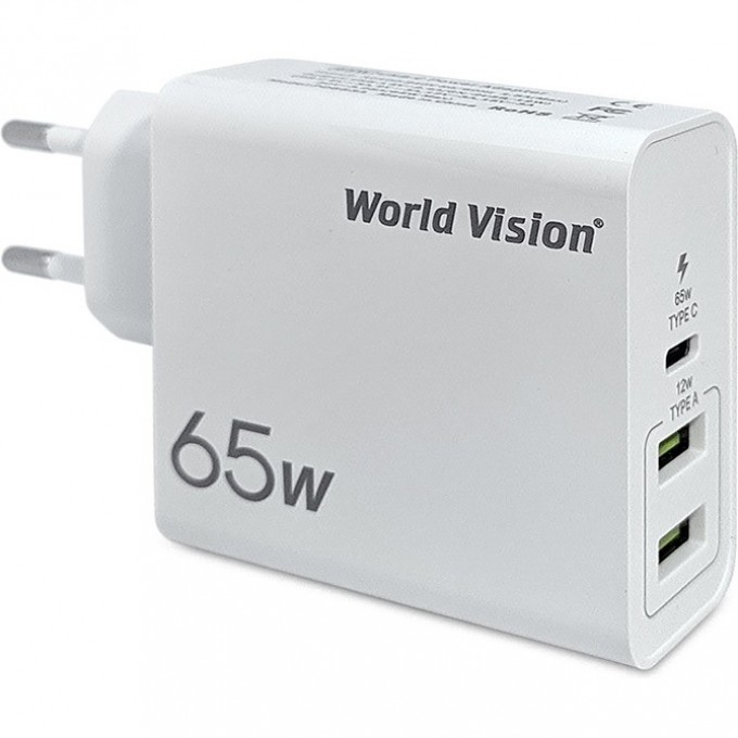 Зарядное устройство WORLD VISION 65W PD Charger WV-65W PD Зарядное устройство WORLD VISION 65W PD Charger WV-65W PD